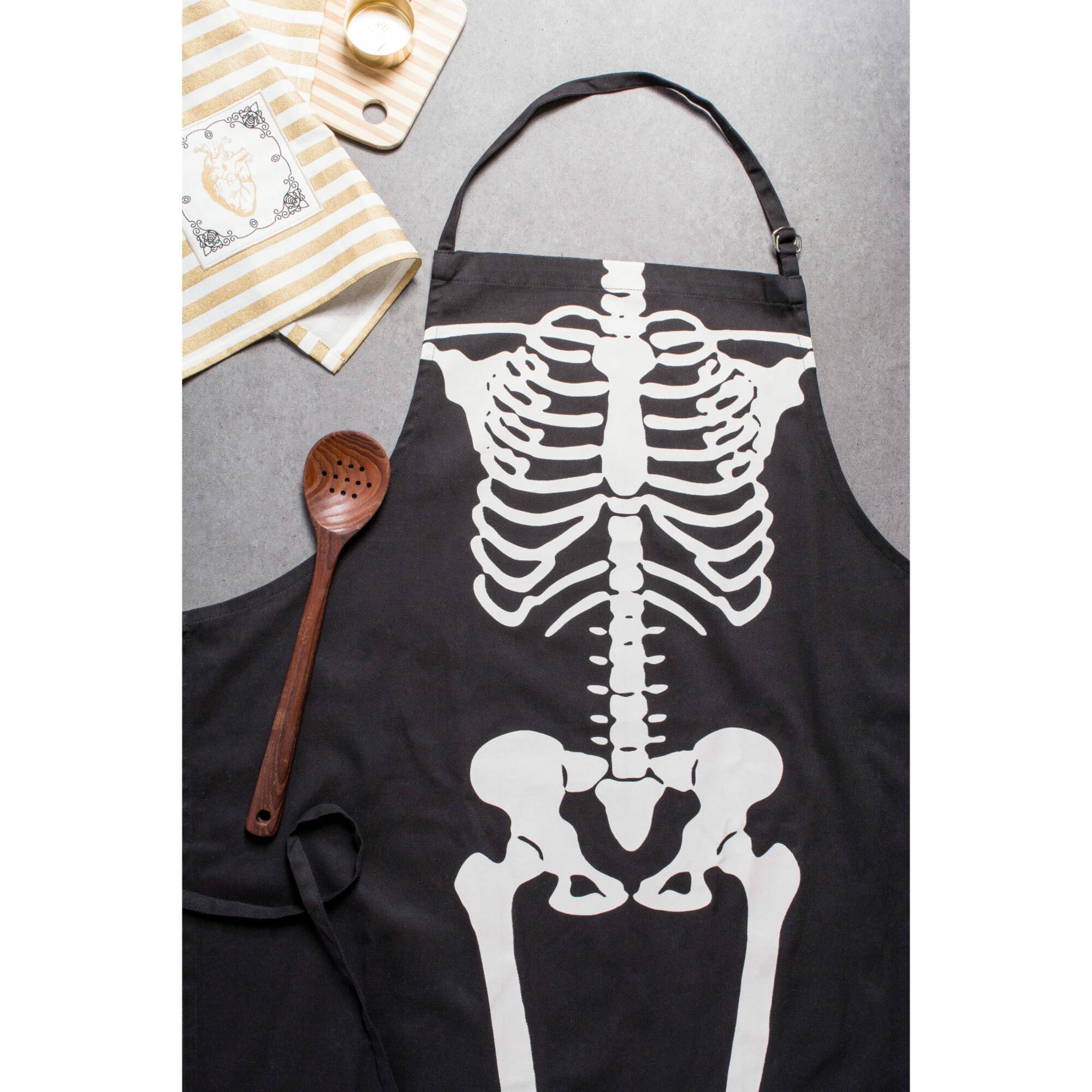 DII® Skeleton Print Chef Apron